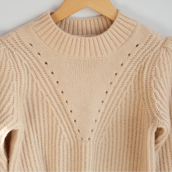 Scotch & Soda alpaca/wool blend puff sleeve pullover - Picture 7 of 7